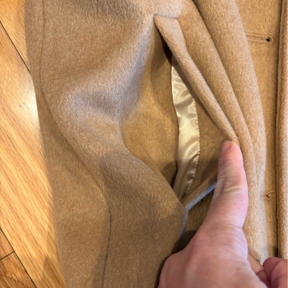 Abercrombie & Fitch Camel Wool Blend Coat - Picture 5 of 13